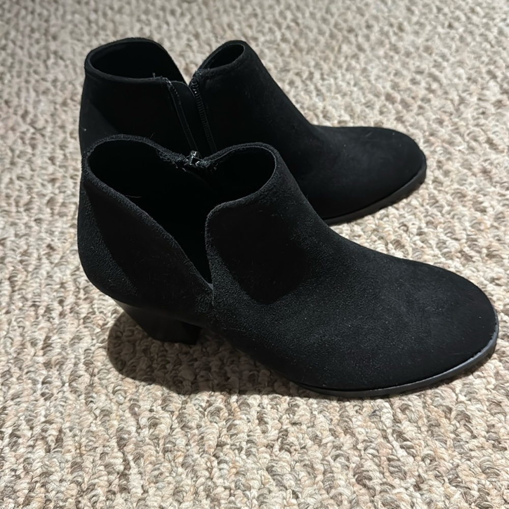 Brand new black mini boots